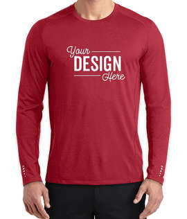 OGIO Endurance Pulse Long Sleeve Performance Shirt - Color: Ripped Red