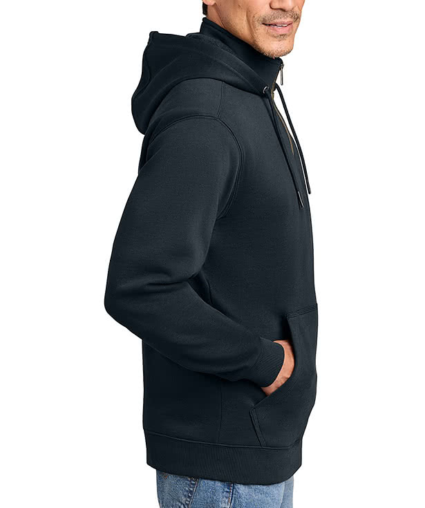 Corner Stone Tough Fleece Hooded Quarter Zip Sweatshirt
