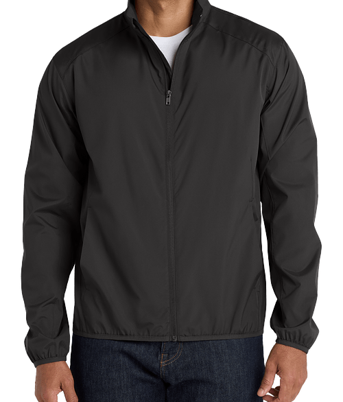Port Authority Zephyr Unlined Windbreaker Jacket in Black