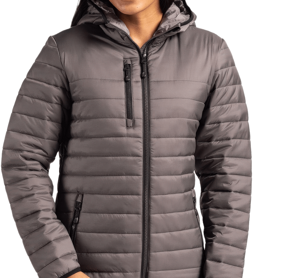 Clique by Cutter & Buck Women's Valhalla Recycled Full Zip Puffer Jacket-default