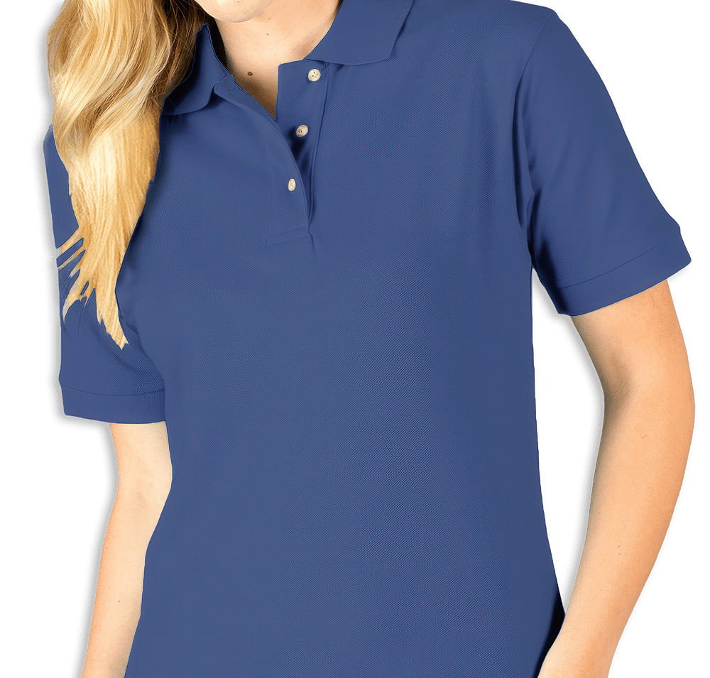 Blue Generation Women's Superblend Easy-Care Pique Polo-default