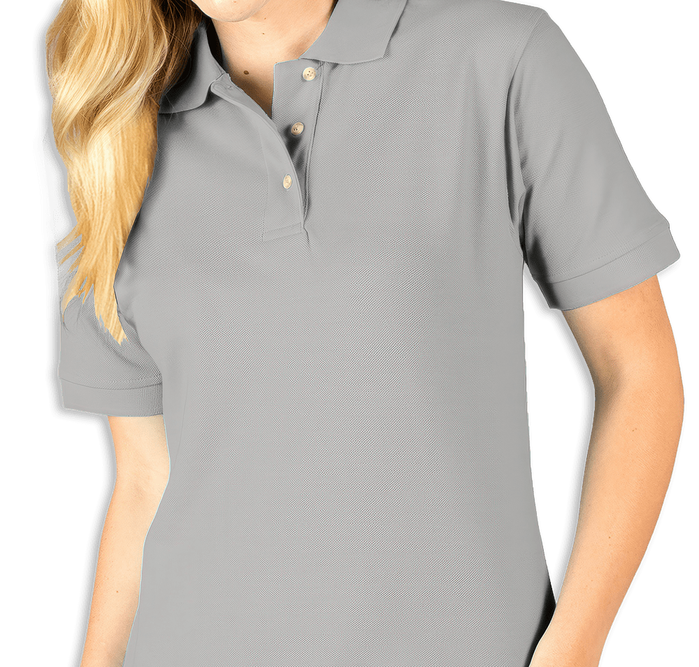 Blue Generation Women's Superblend Easy-Care Pique Polo-default