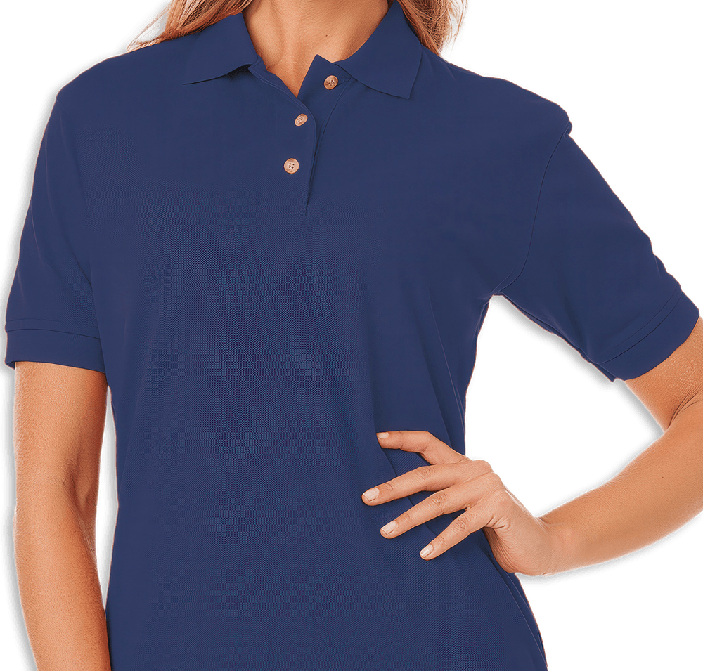 Blue Generation Women's Superblend Easy-Care Pique Polo-default