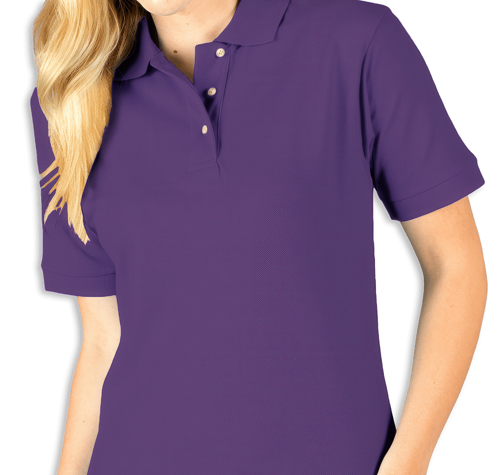 Blue Generation Women's Superblend Easy-Care Pique Polo-default