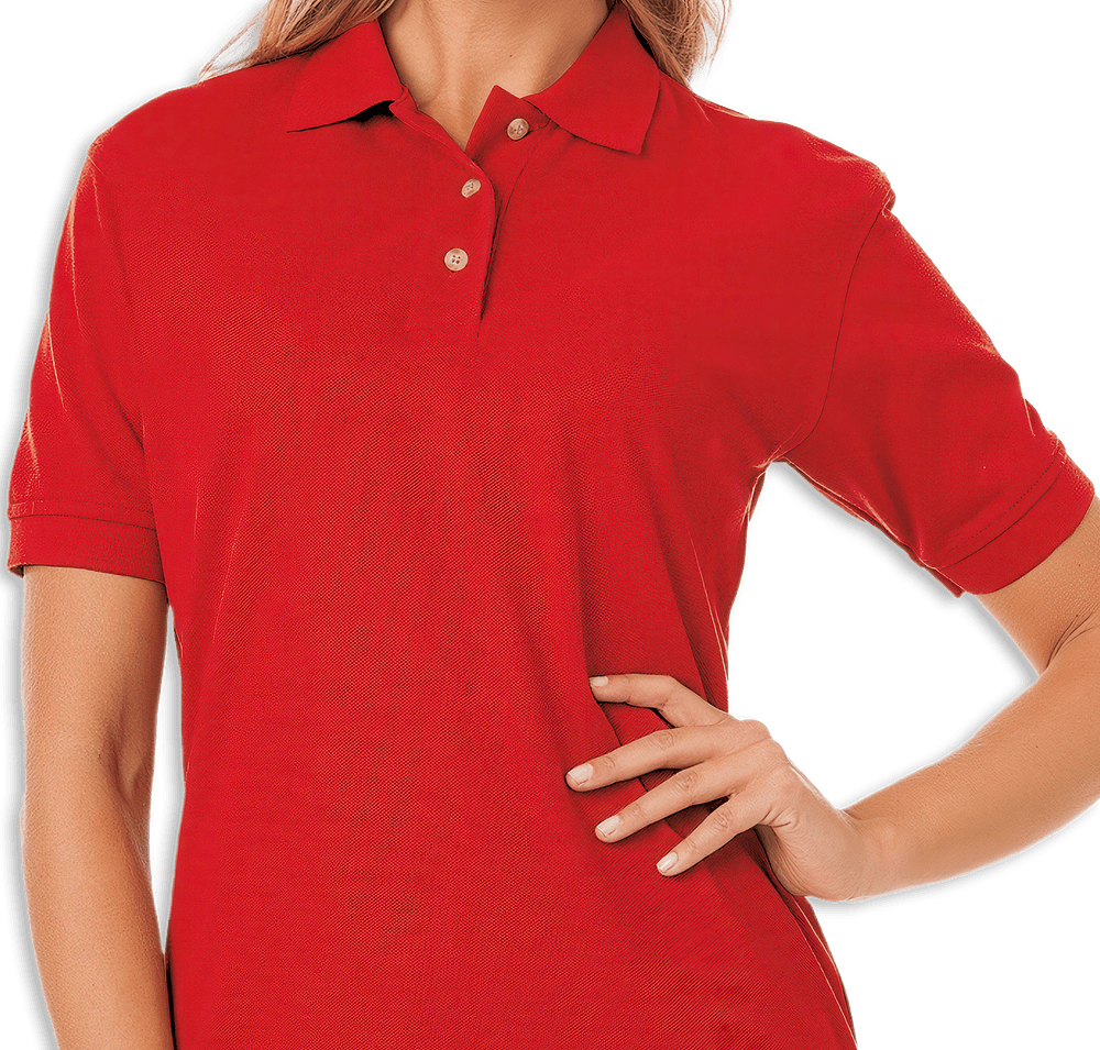 Blue Generation Women's Superblend Easy-Care Pique Polo-default