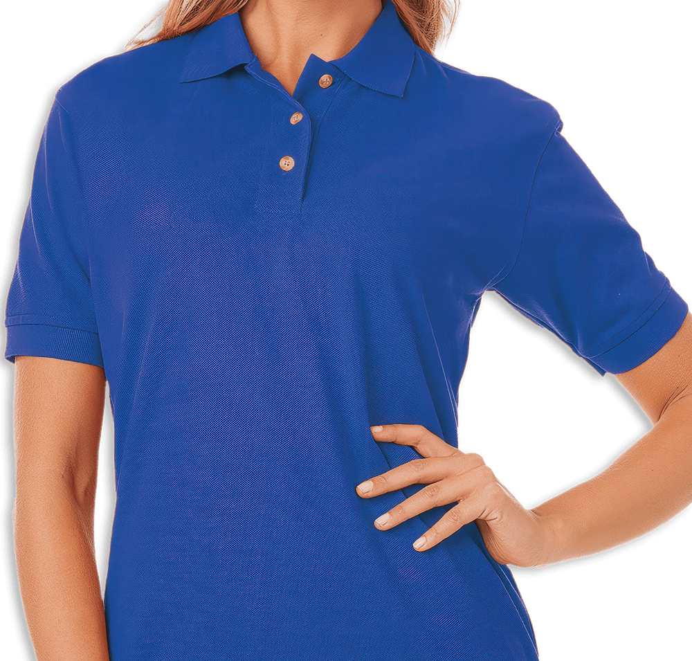 Blue Generation Women's Superblend Easy-Care Pique Polo-default
