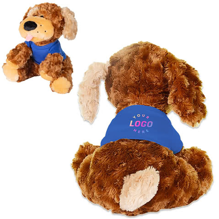 10" Luke Dog Plush Animal in Red