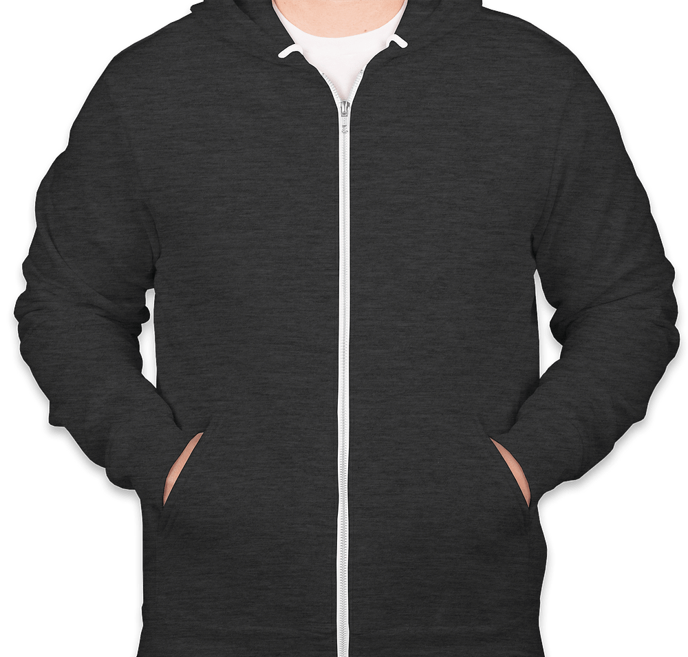 Embroidered Bella + Canvas Ultra Soft Zip Hoodie-default
