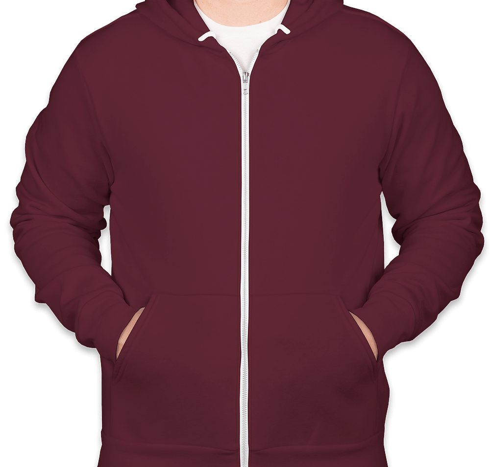 Embroidered Bella + Canvas Ultra Soft Zip Hoodie-default