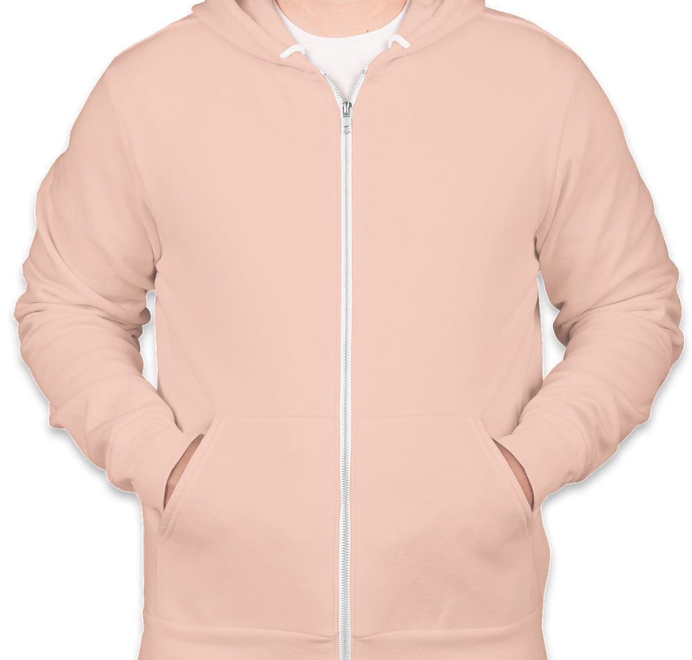 Embroidered Bella + Canvas Ultra Soft Zip Hoodie-default