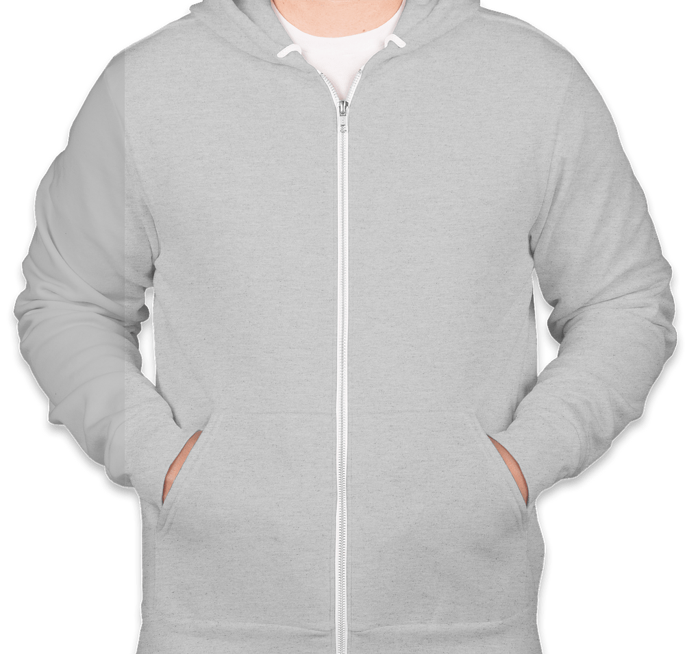 Embroidered Bella + Canvas Ultra Soft Zip Hoodie-default
