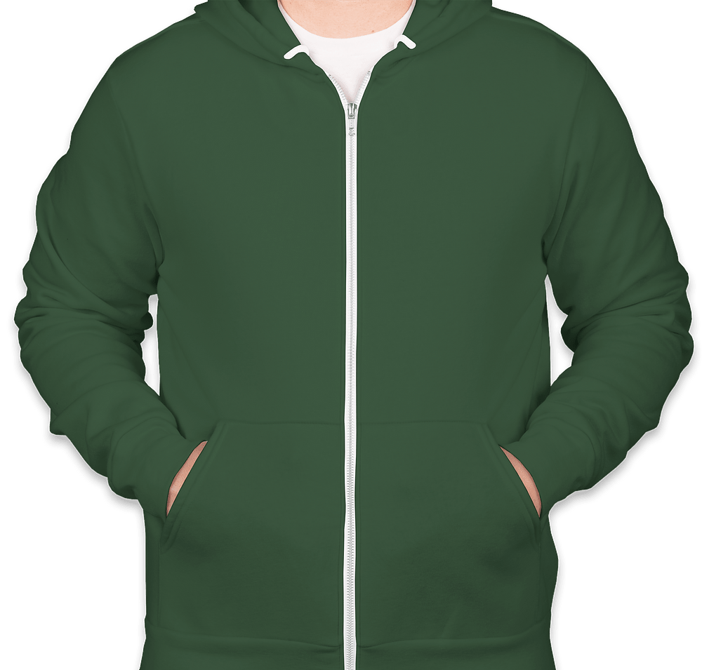 Embroidered Bella + Canvas Ultra Soft Zip Hoodie-default