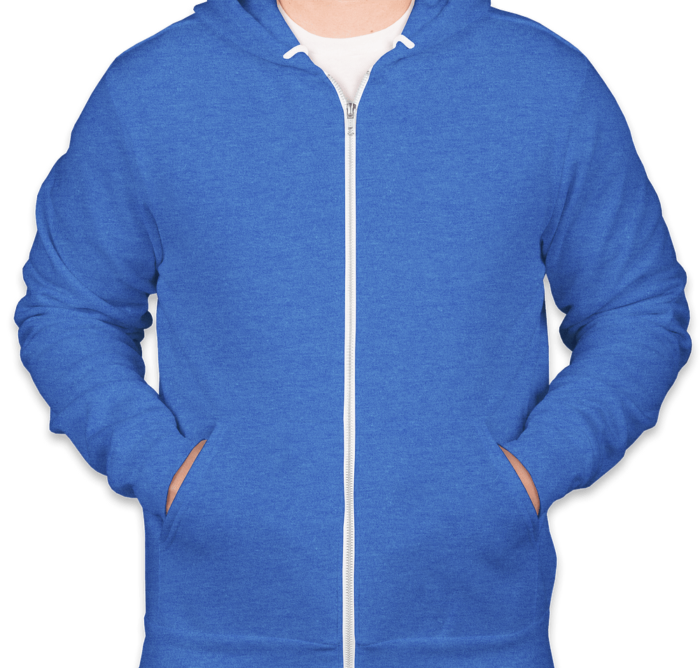 Embroidered Bella + Canvas Ultra Soft Zip Hoodie-default