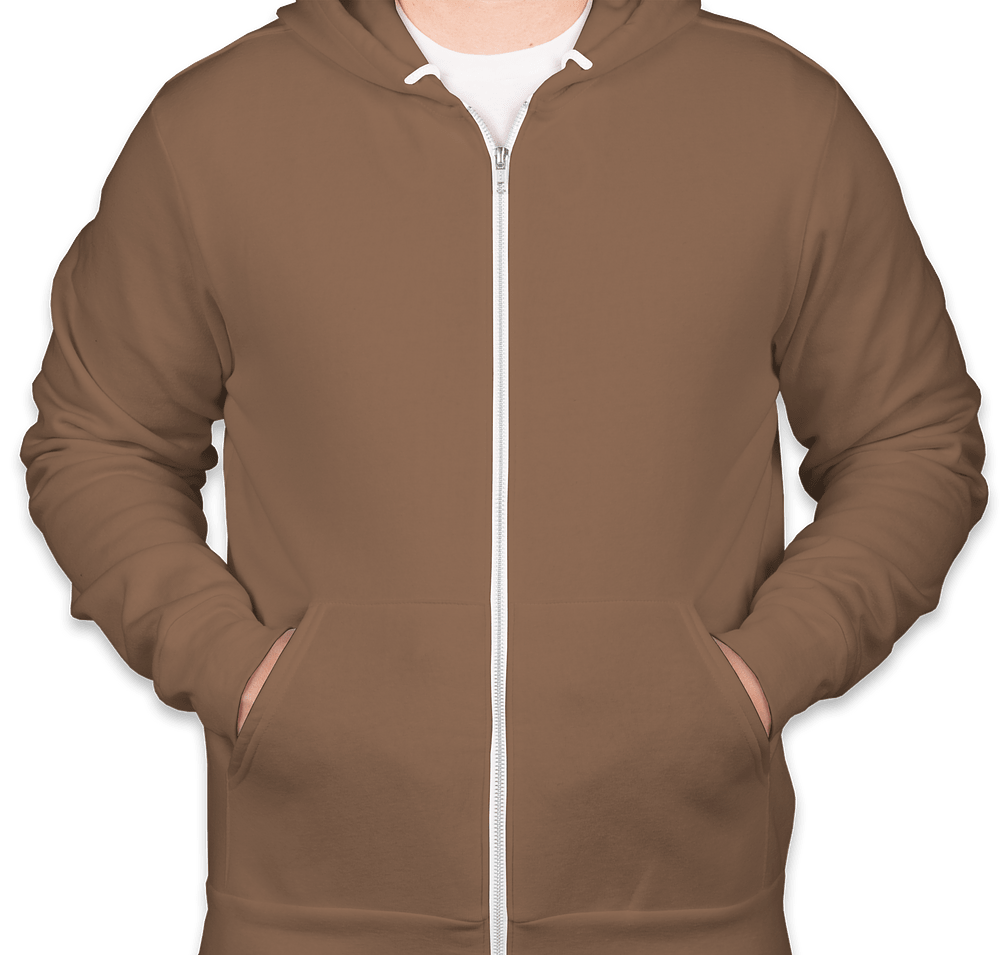 Embroidered Bella + Canvas Ultra Soft Zip Hoodie-default