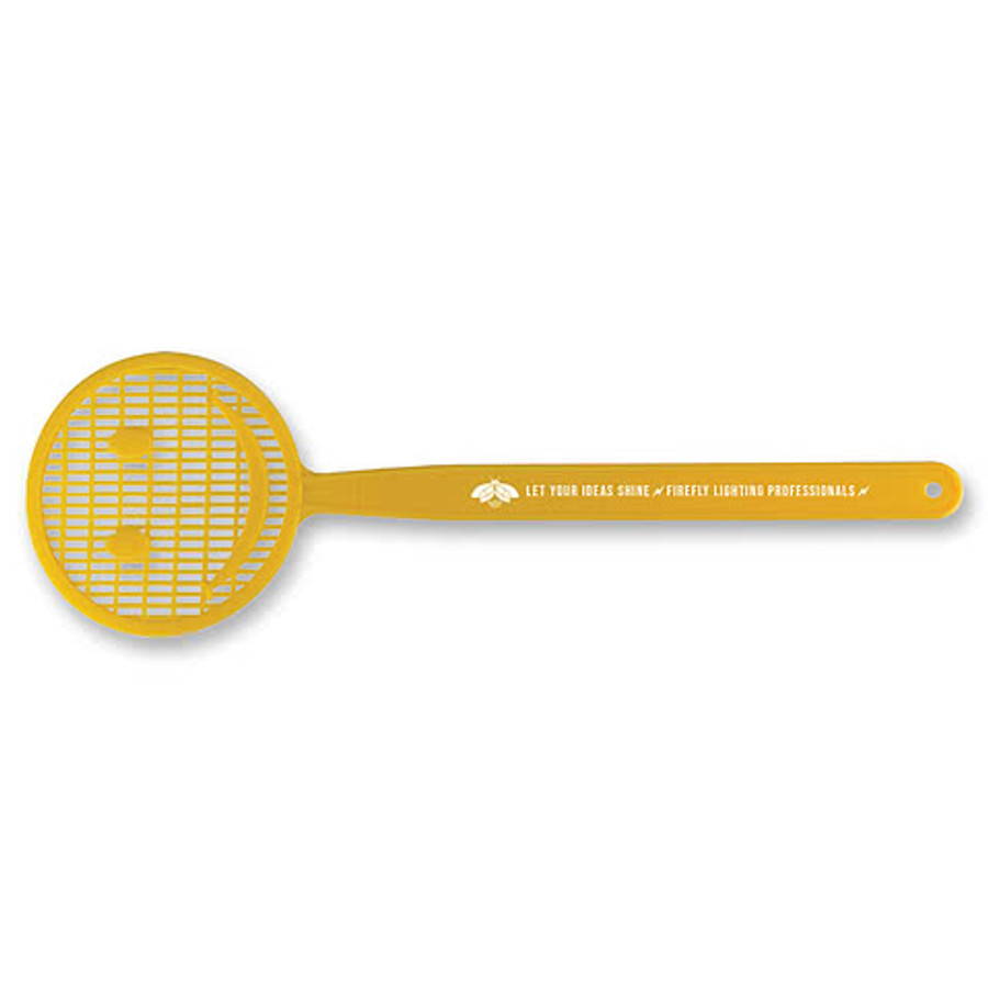 Smiley Fly Swatter in Yellow