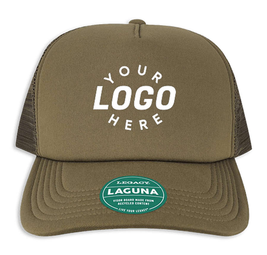 Legacy Laguna Snapback Trucker Hat in Brown
