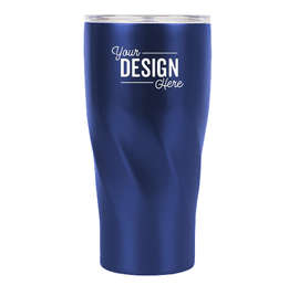 20 oz. Vacuum Insulated Swirl Tumbler - Color: Blue