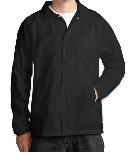 Augusta Coaches Jacket in Black