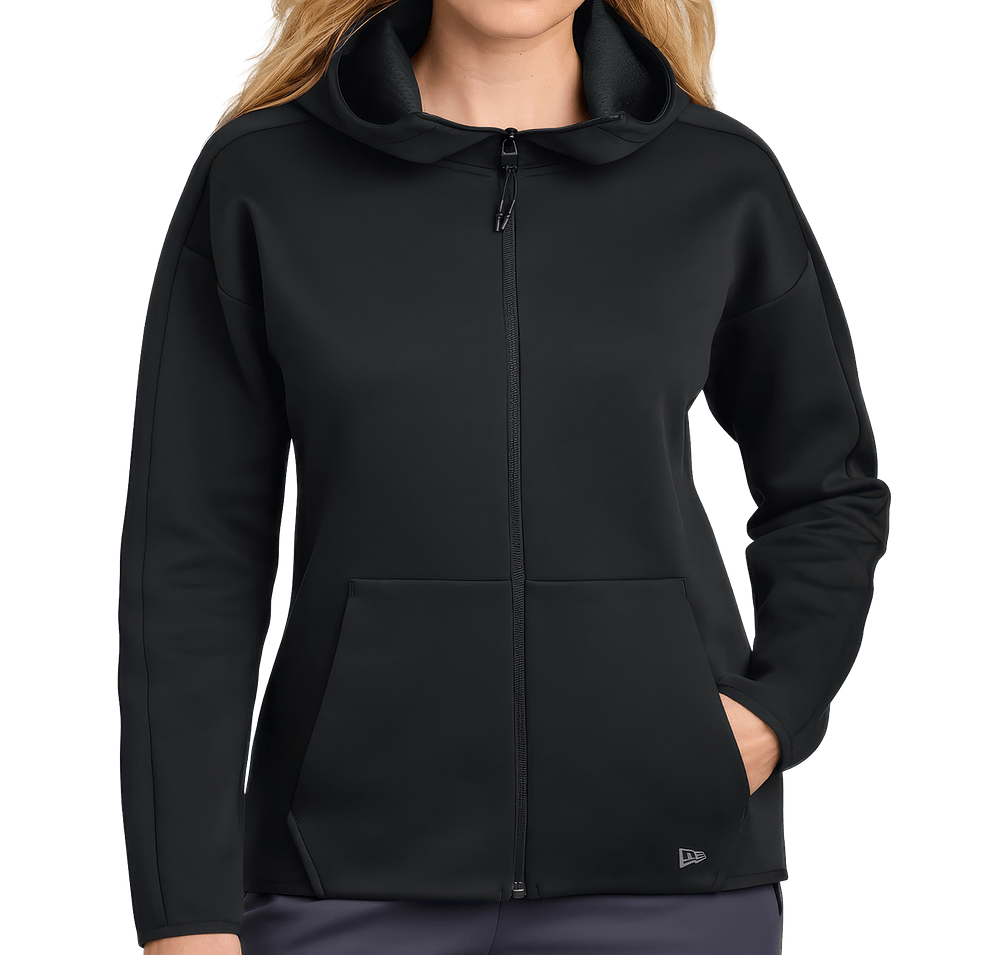 New Era Women's Double Back Zip Hoodie-default