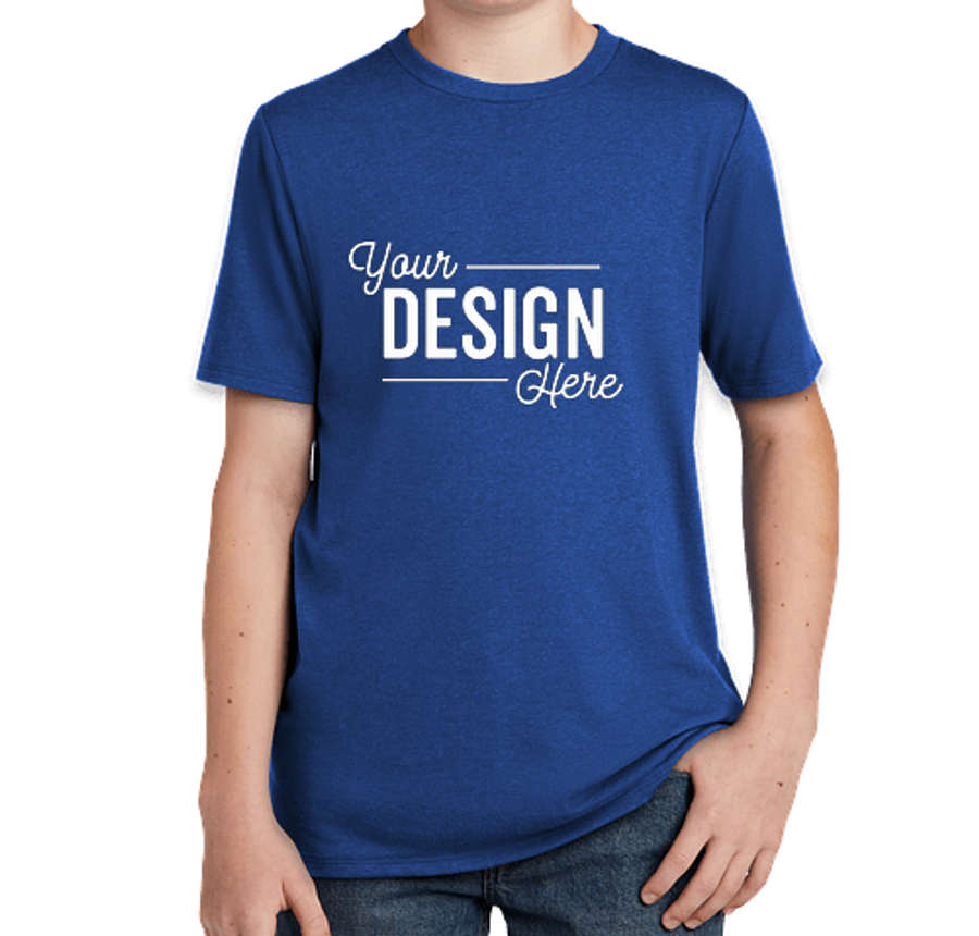 District Youth Tri-Blend T-shirt in Deep Royal
