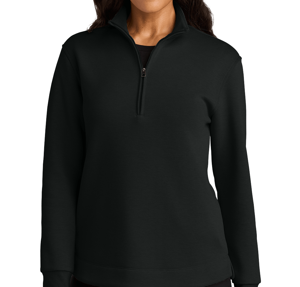 Port Authority Women's Wearever Double Pique Quarter Zip Sweatshirt-default
