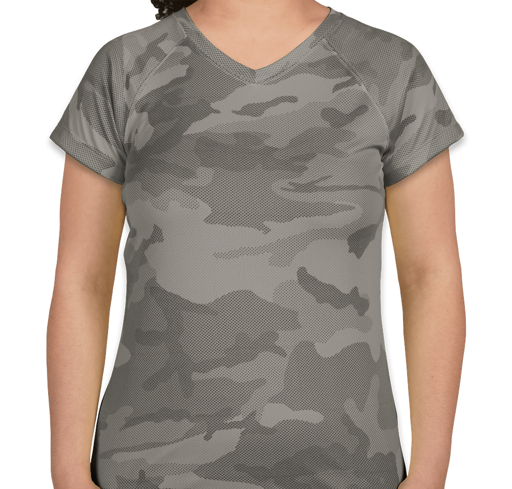 Champion Women's Camo V-Neck Performance Shirt-default