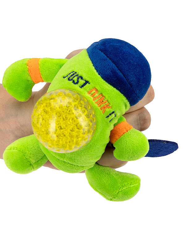 Stress Busters Pickleball Plush Gel Stress Reliever