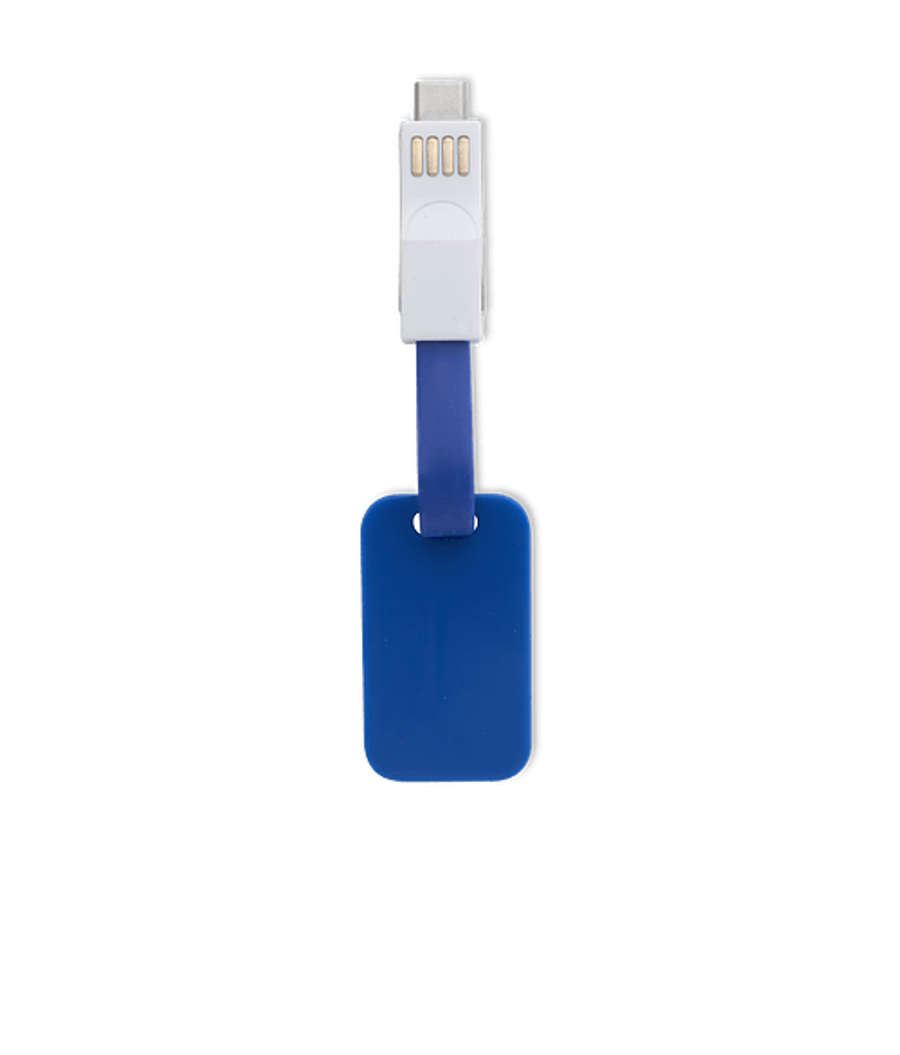 3-in-1 Magnetic Charging Cable in Blue