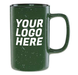 18 oz. Ceramic Tall Camper Mug - Color: Green