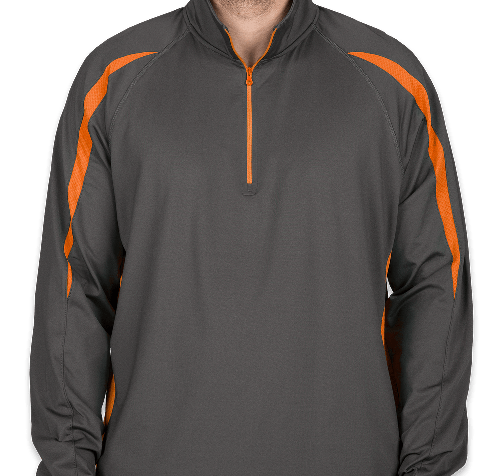 Sport-Tek Contrast Performance Half Zip Pullover-default