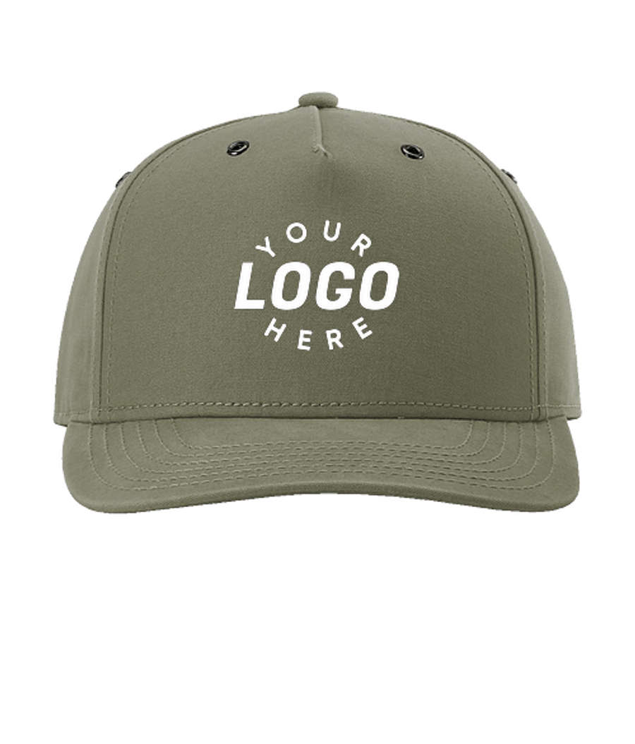 Richardson Burnside Snapback Baseball Hat - Printed in Olive