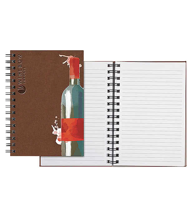 Castelli Debossed WireO Tucson Medio Spiral Hard Cover Notebook