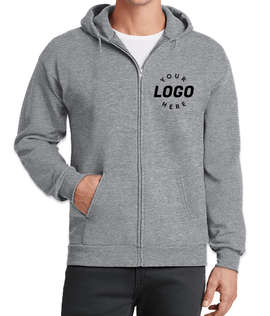 Port & Company Core Zip Hoodie - Color: Athletic Heather