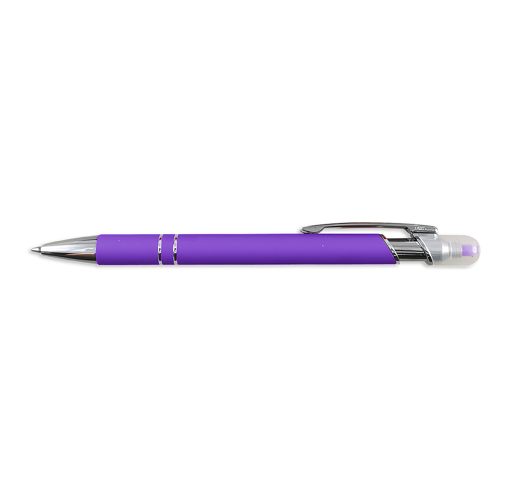 Mia Highlighter and Incline Ballpoint Pen (black ink)-default