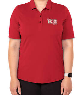 Cutter & Buck Women's Virtue Eco Pique Performance Polo - Color: Red