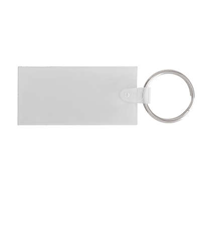 Rectangle PVC Keychain - Clear