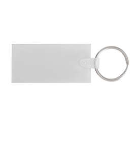 Rectangle PVC Keychain - Color: Clear