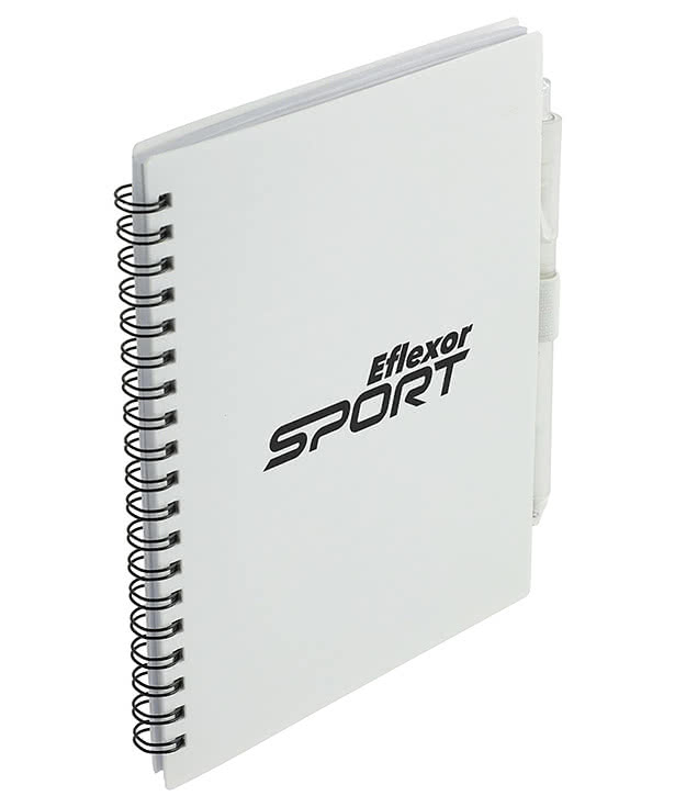 FSC Hard Cover Recycled Spiral Notebook with Pen