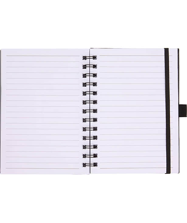 Debossed Morano FSC Recycled Hard Cover Spiral Notebook