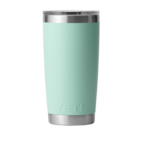 YETI Laser Engraved 20 oz. Rambler Insulated Tumbler with MagSlider Lid in Seafoam