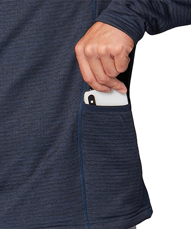 Fossa Apparel Laguna Half Zip Fleece Pullover