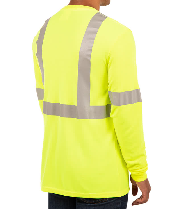 CornerStone Class 2 Long Sleeve Performance Safety Pocket Shirt
