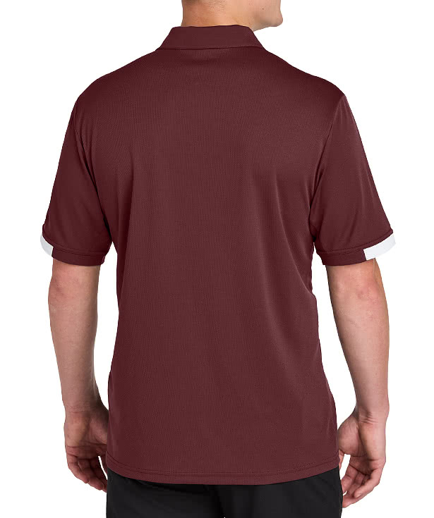 Sport-Tek Club Colorblock Recycled Performance Polo