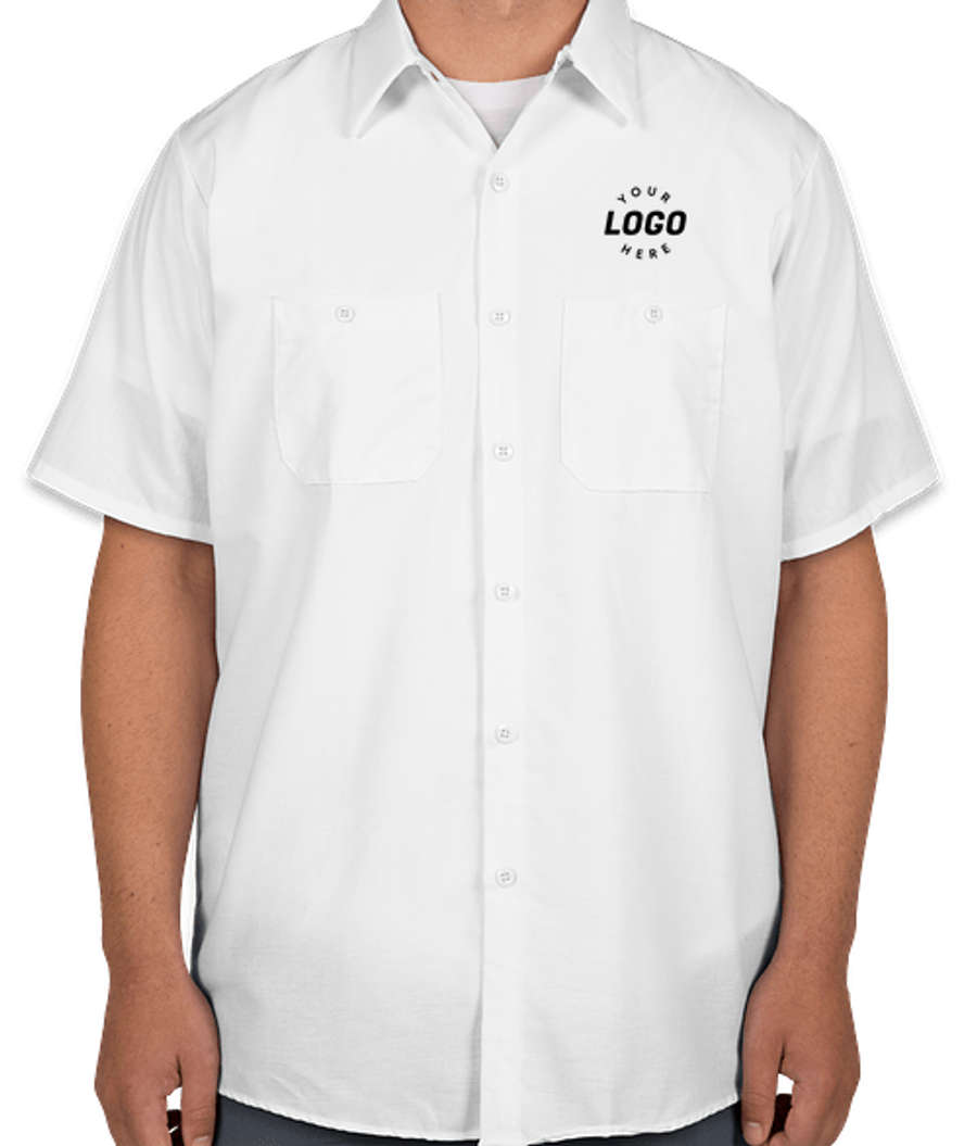 Red Kap Industrial Work Shirt in White