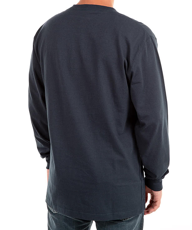 Carhartt Workwear Crewneck Long Sleeve Pocket T-shirt - Embroidered
