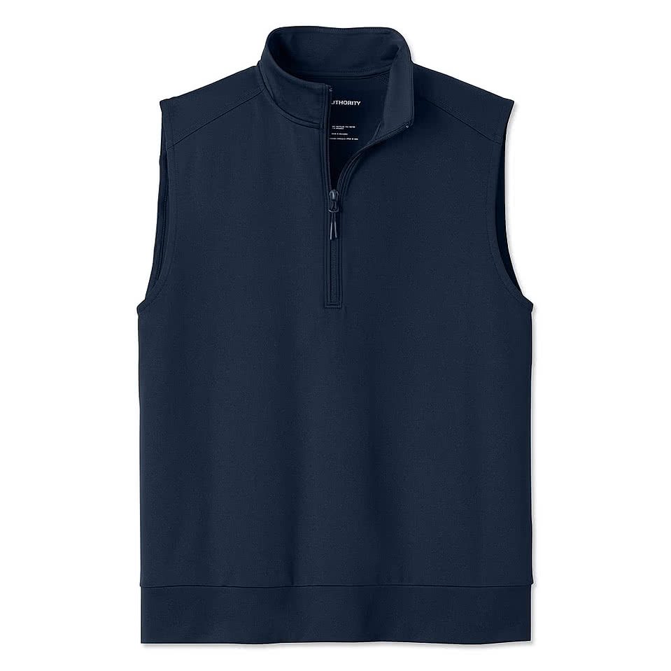 Port Authority C-FREE Recycled Performance Double Knit 1/4-Zip Vest - Printed