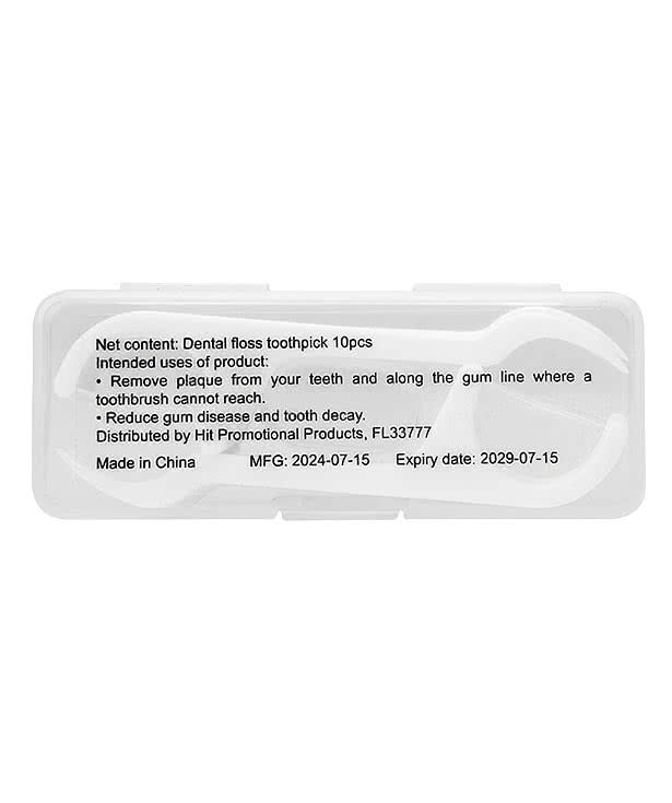 10-Piece Flosser Pick Dental Kit