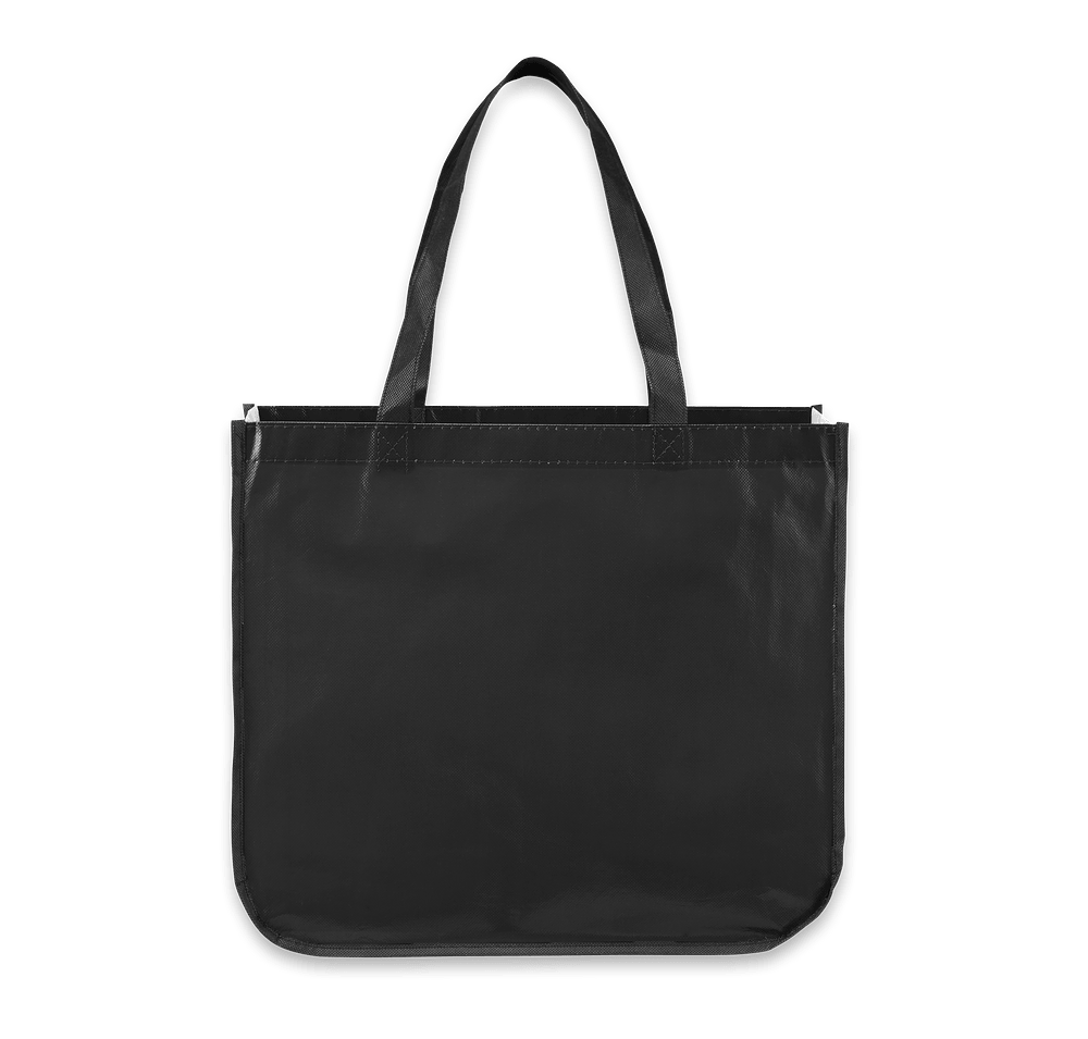 Medium Laminated Shopper Tote Bag-default