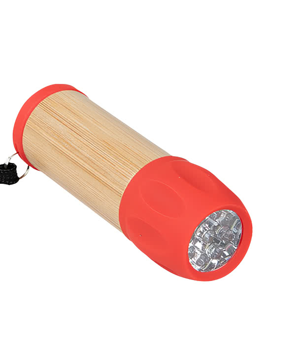 Laser Engraved Bamboo Flashlight