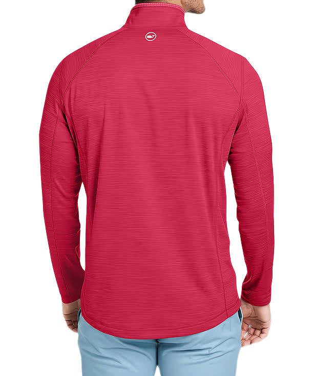 Vineyard Vines Sankaty Logo Quarter Zip Sweatshirt - Embroidered